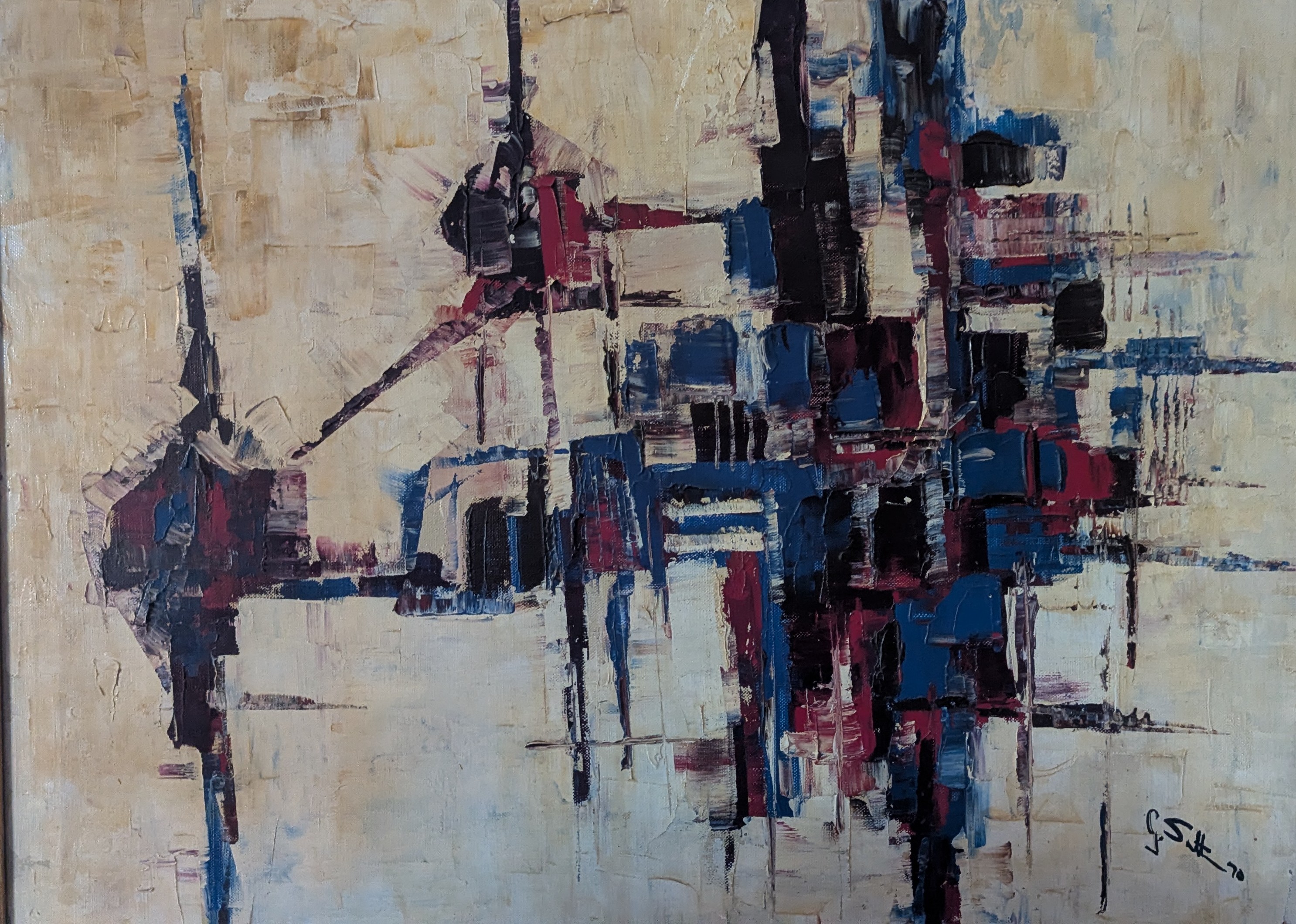 Abstract Geometric Painting