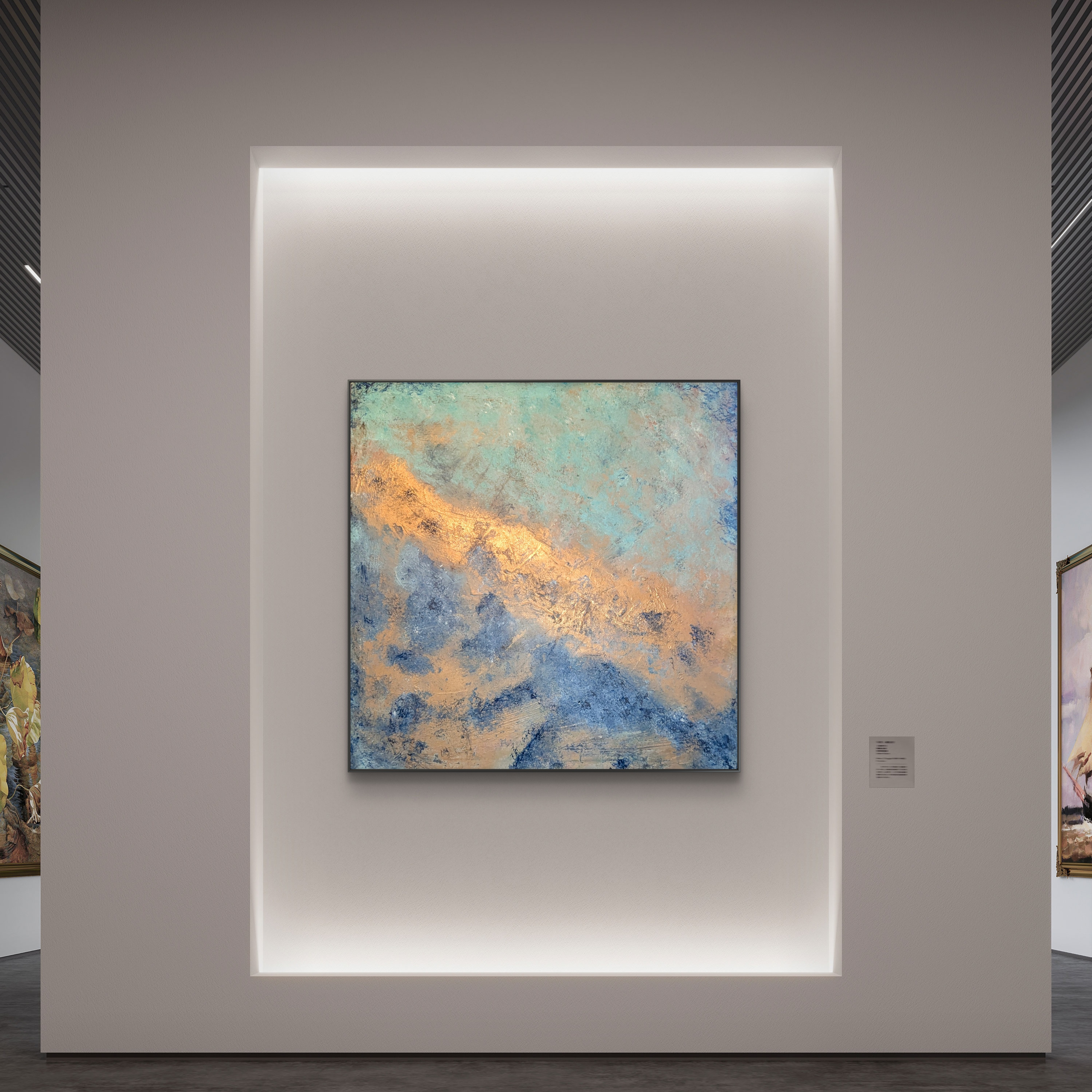 Abstract Coastal Canvas