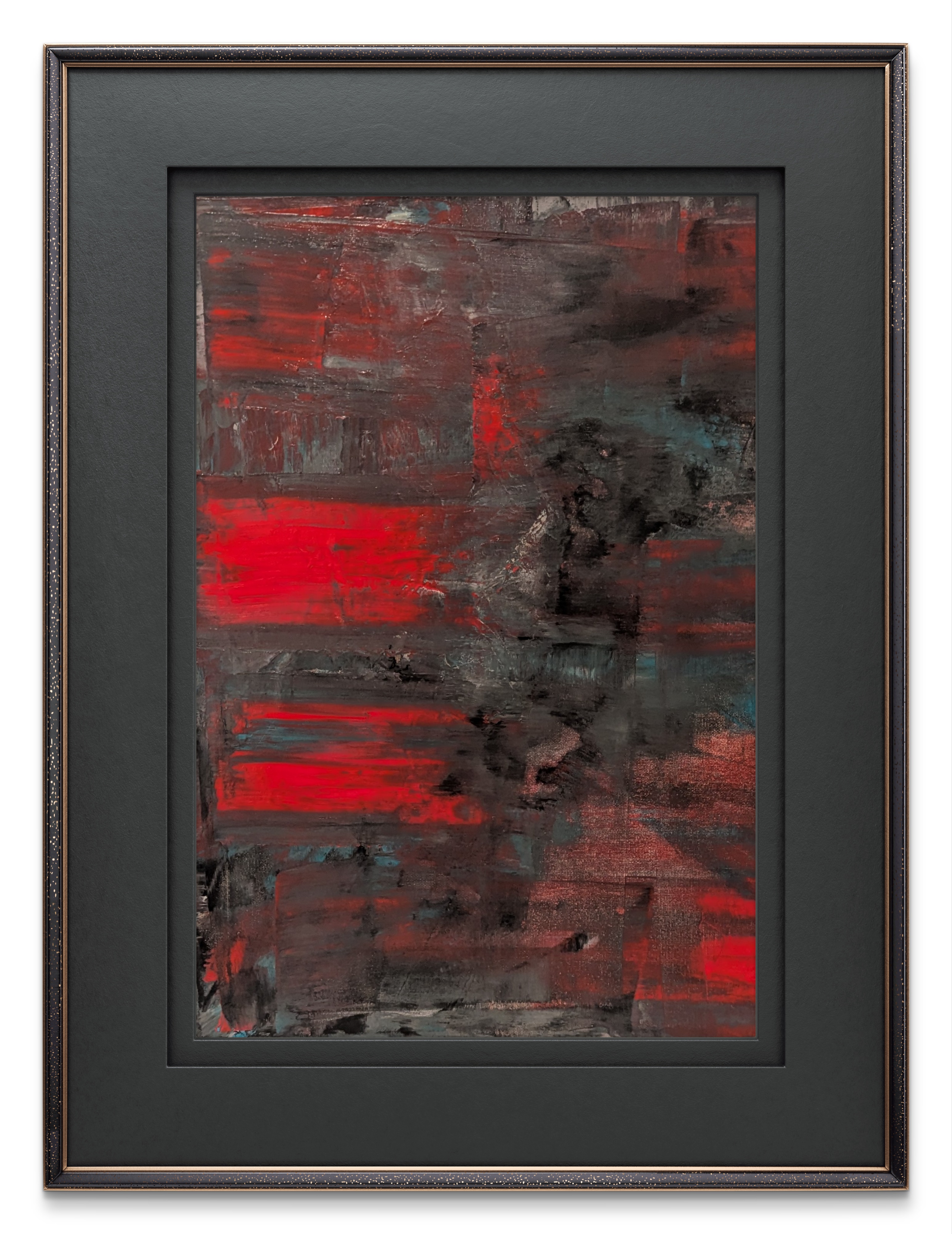 Red Abstract Painting
