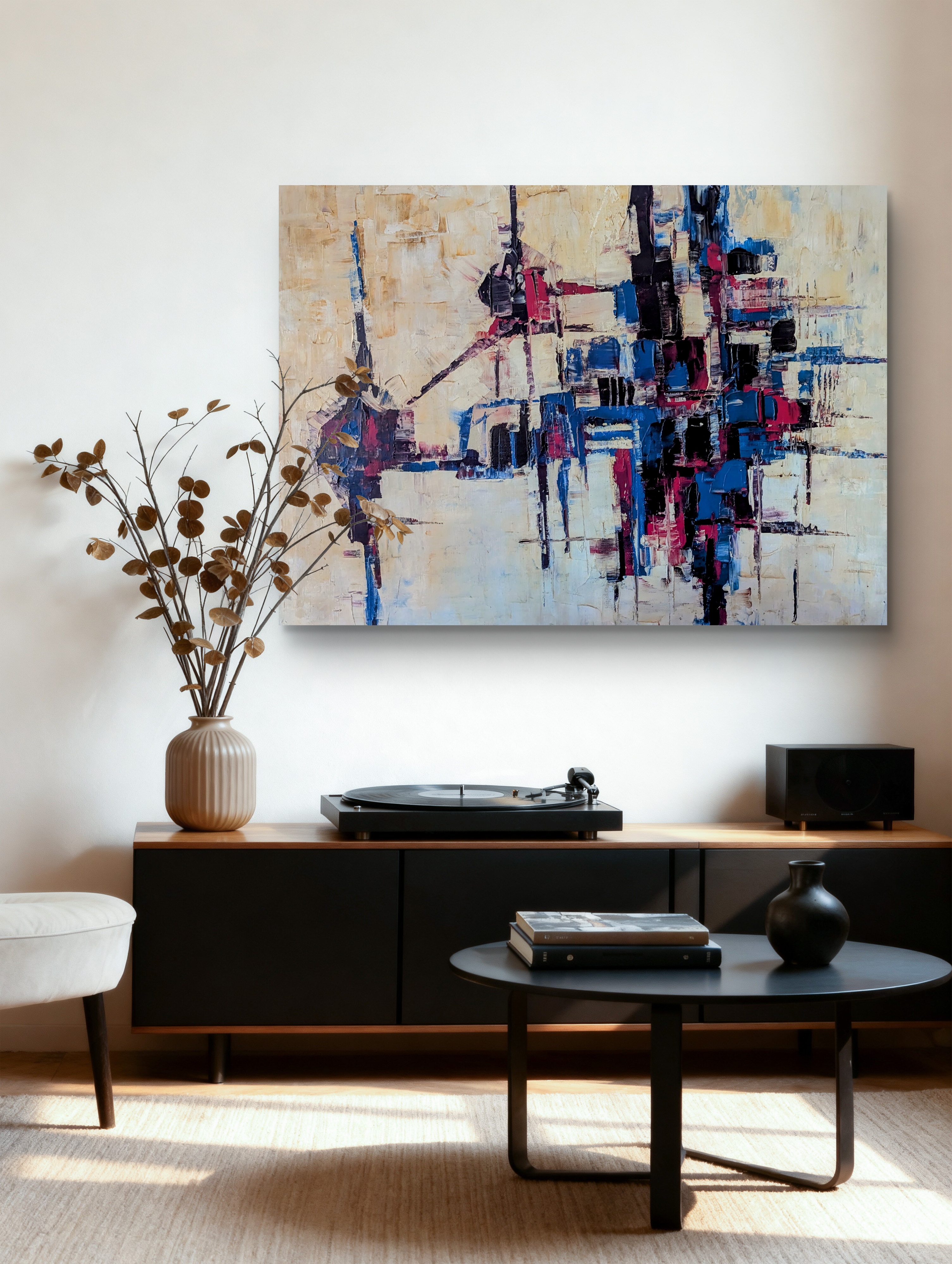 Abstract Geometric Painting