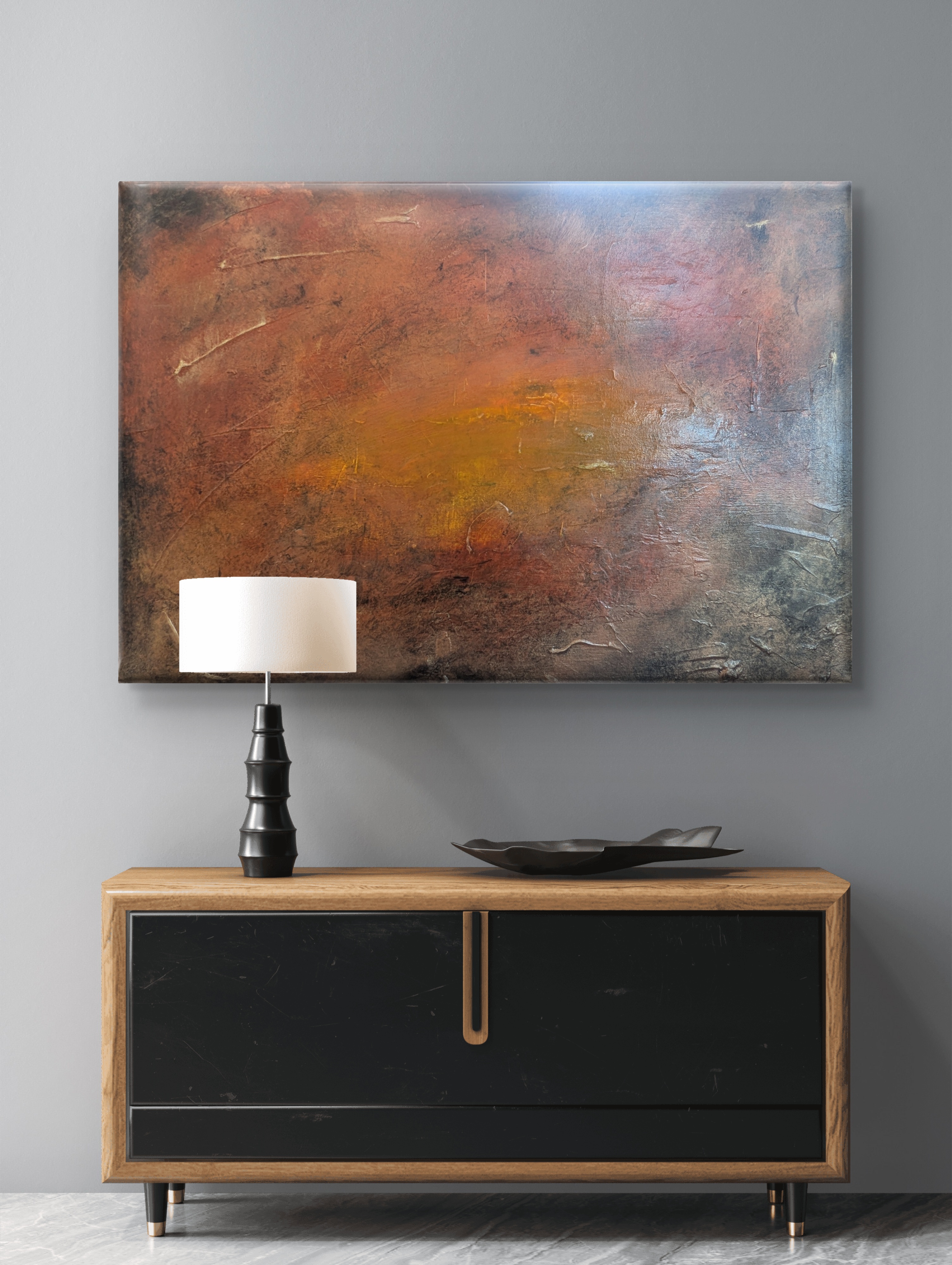 Abstract Rust Canvas