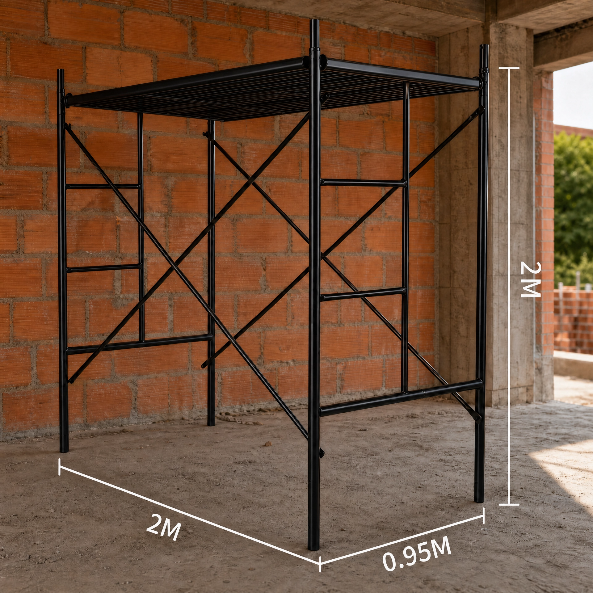 Andaime Fachadeiro 2m x 2m x 0,95m