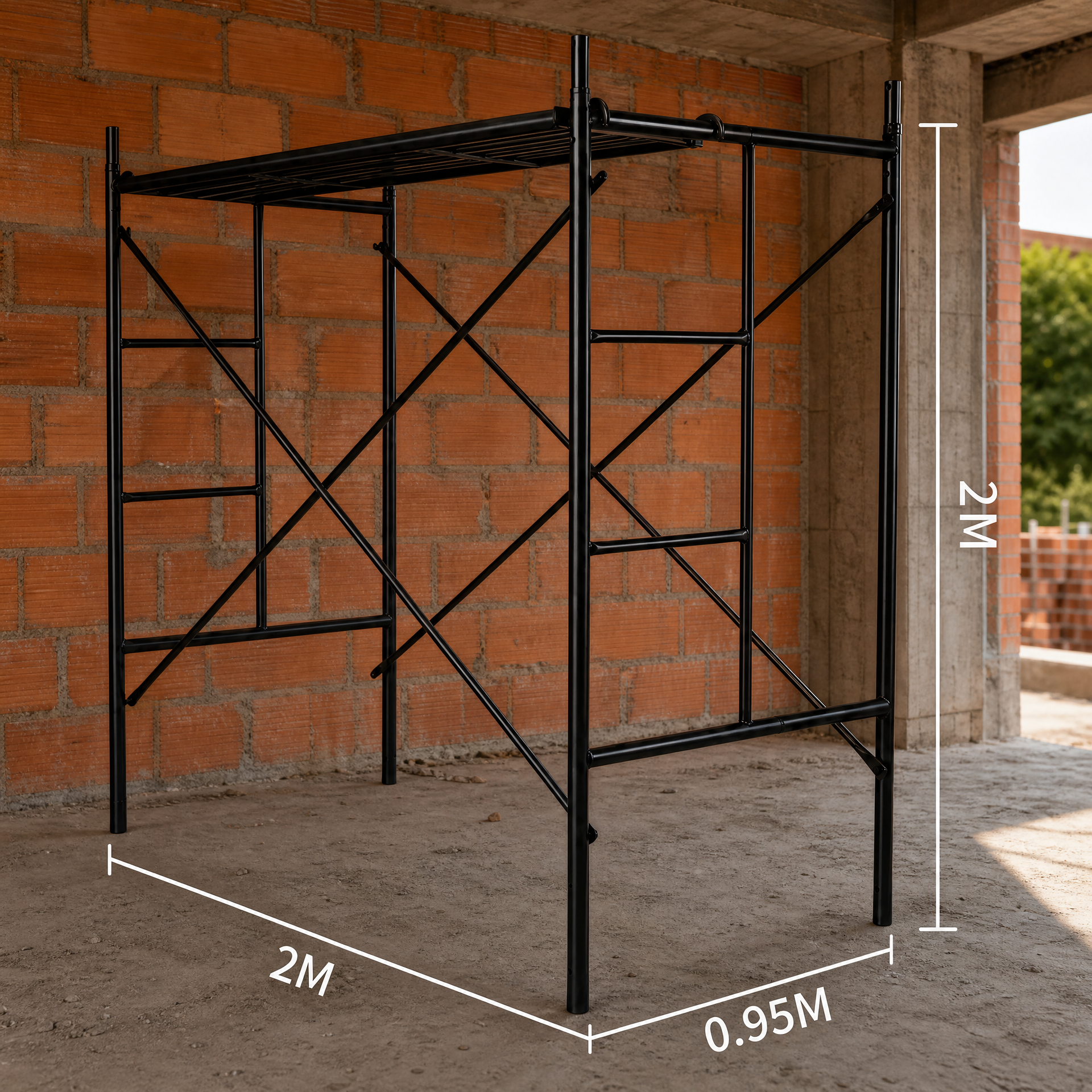 Andaime Fachadeiro 2m x 2m x 0,95m
