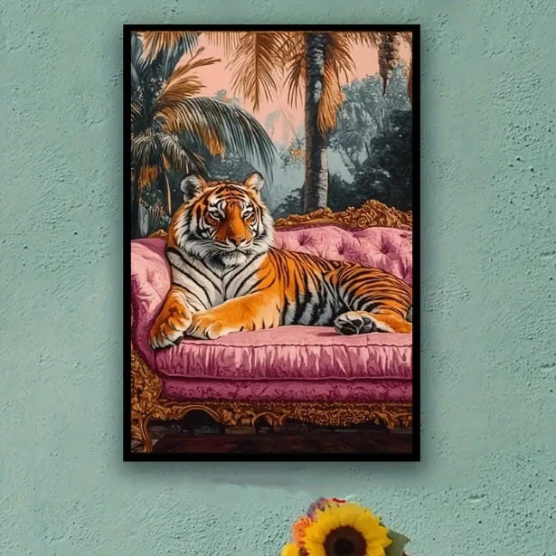 Regal Tiger Wall Art