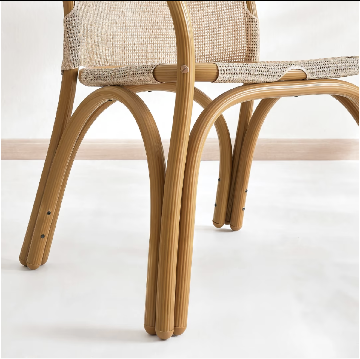 Modern Rattan Accent Chair