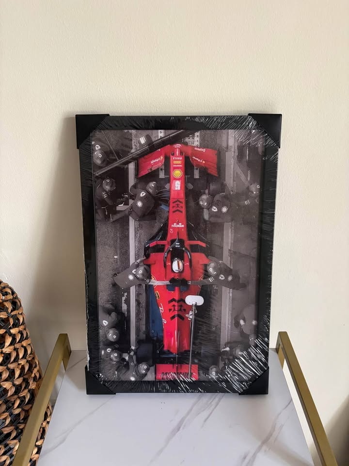 Formula 1 Pit Stop Wall Art Frame