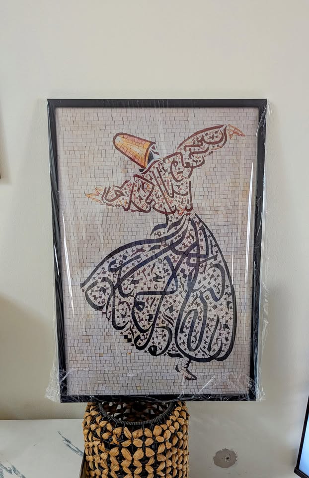 Sufi Whirling Dervish Mosaic Art
