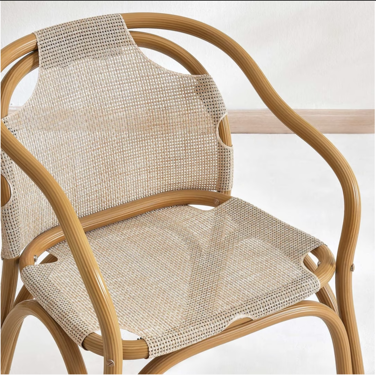 Modern Rattan Accent Chair