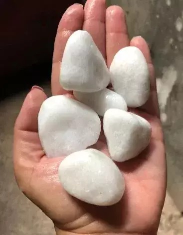 Seixo Branco Dolomita N°3 - Saco de 40kg