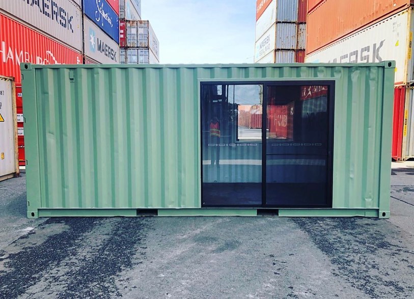 Converted Shipping Container Office
