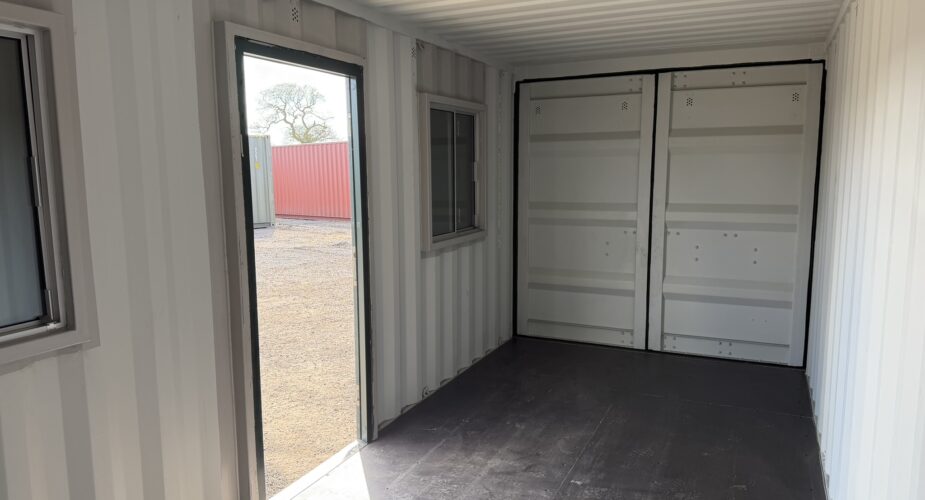 20ft New Office Container in Green (RAL6007)