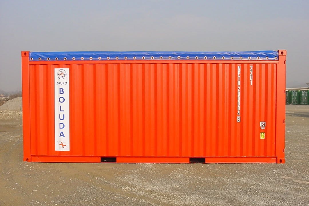 RED SHIPPING CONTAINER