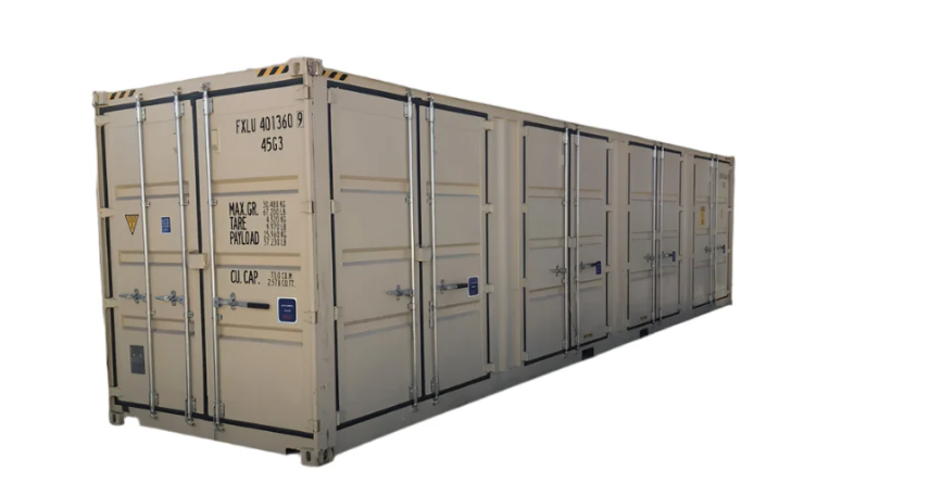 40' High Cube Four Door Open Side Container