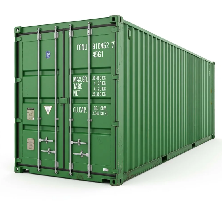 45ft High Cube Container – One-Trip – Green