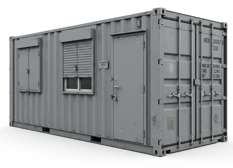 20ft Anti-Vandal Office Container – Converted – Gray