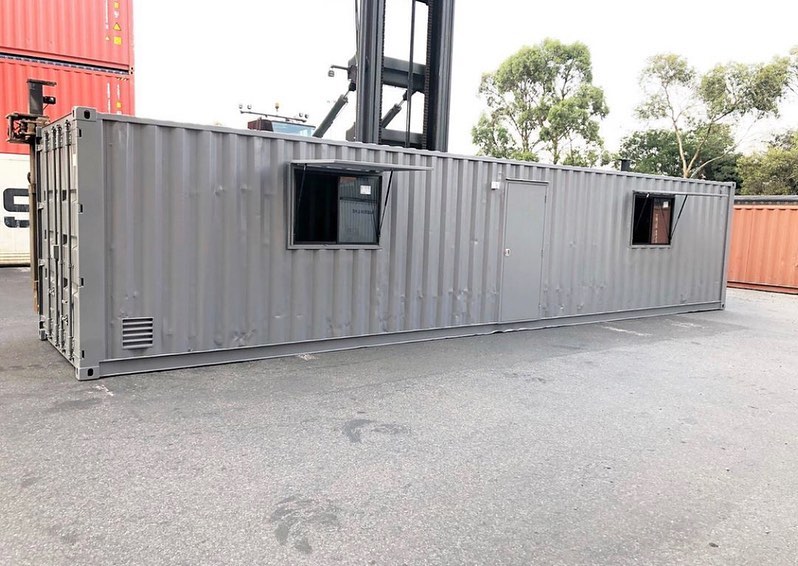 Converted Shipping Container Office