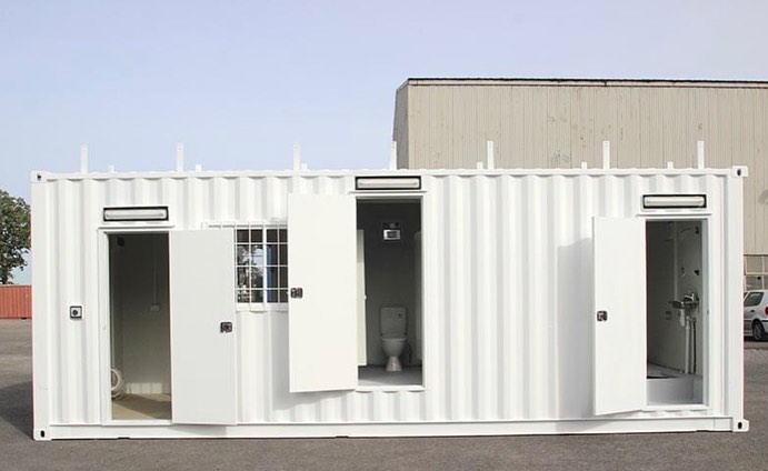 Portable Container Restroom Unit