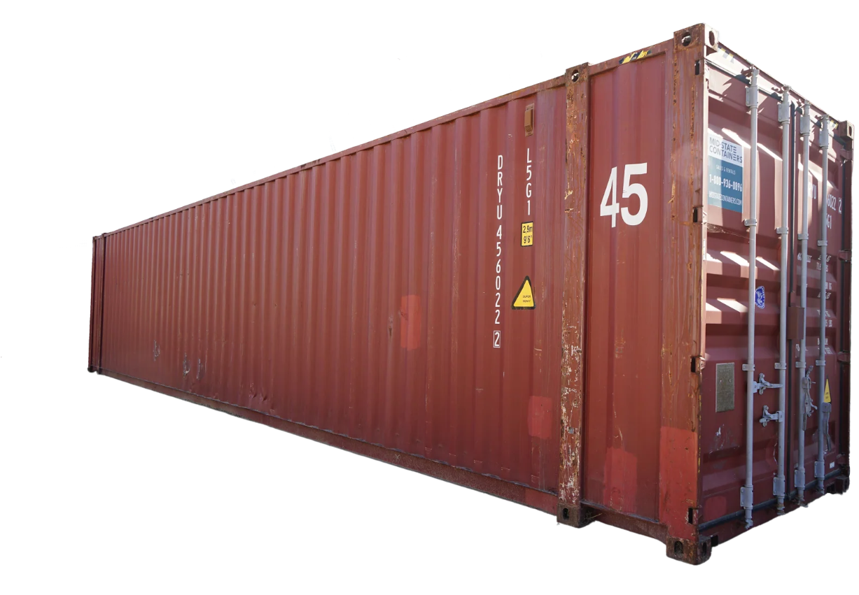 45’ High Cube Cargo Worthy Premium Container