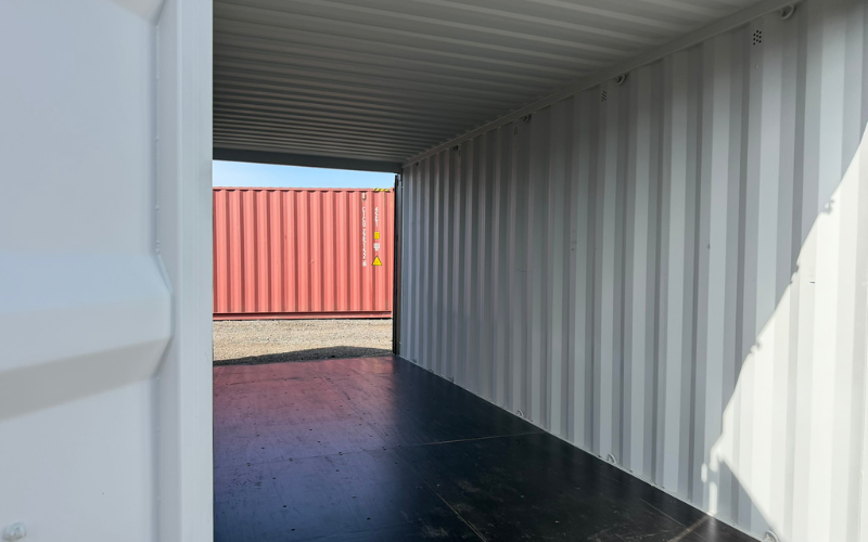 20ft New One Trip Tunnel Container Green at Darlington A66