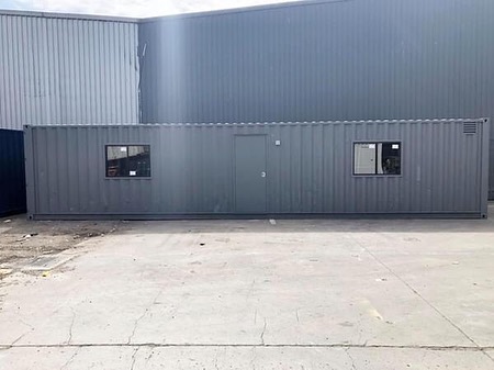40FT SPAZA SHOP CONTAINER FOR SALE (12M CONVERTED RETAIL UNIT)