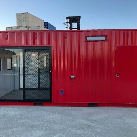 6M OFFICE CONVERTED CONTROL ROOM CONTAINER
