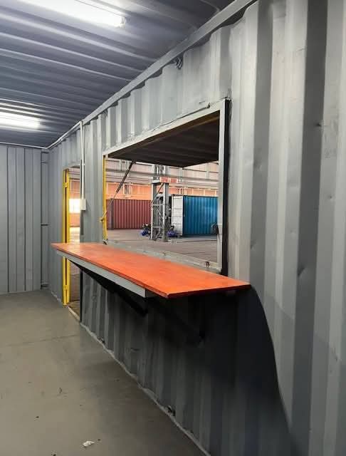 Yellow Shipping Container Office