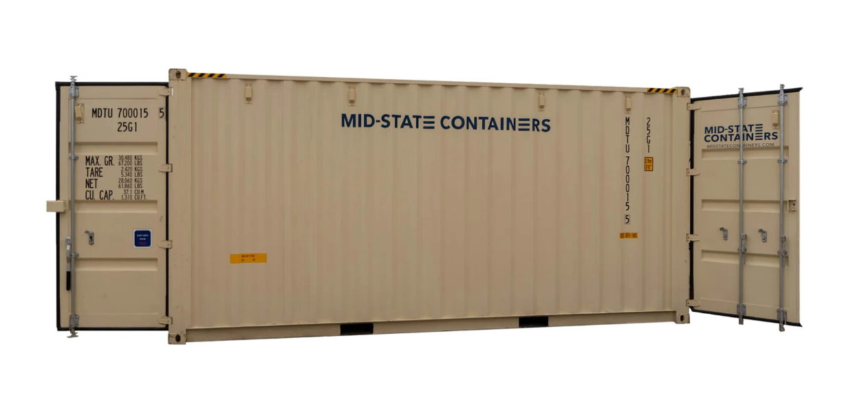 20’ High Cube One Trip Double Door Container