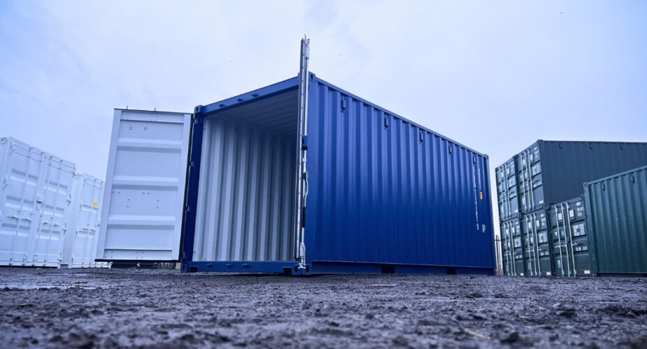 20ft New One Trip Shipping Container RAL5013 Blue