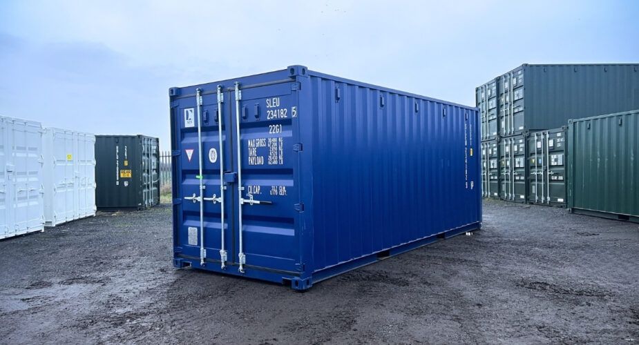 20ft New One Trip Shipping Container RAL5013 Blue