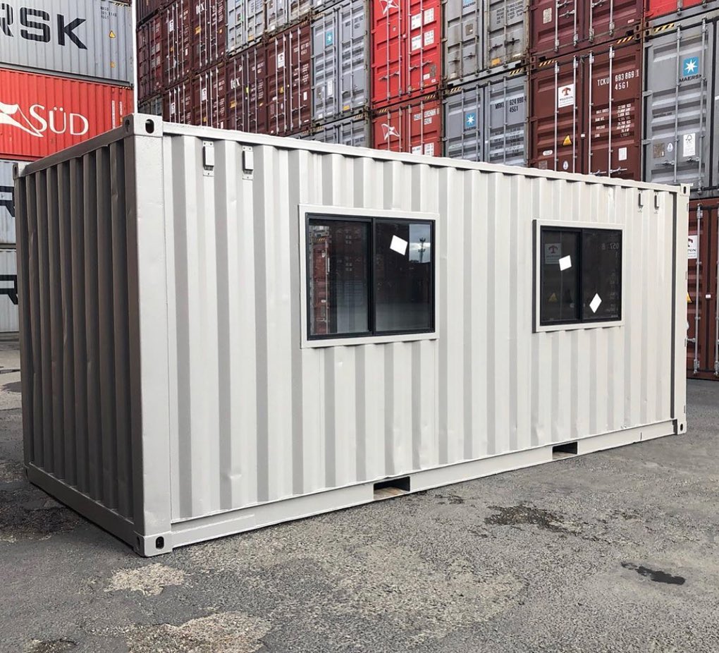 Converted Shipping Container Office