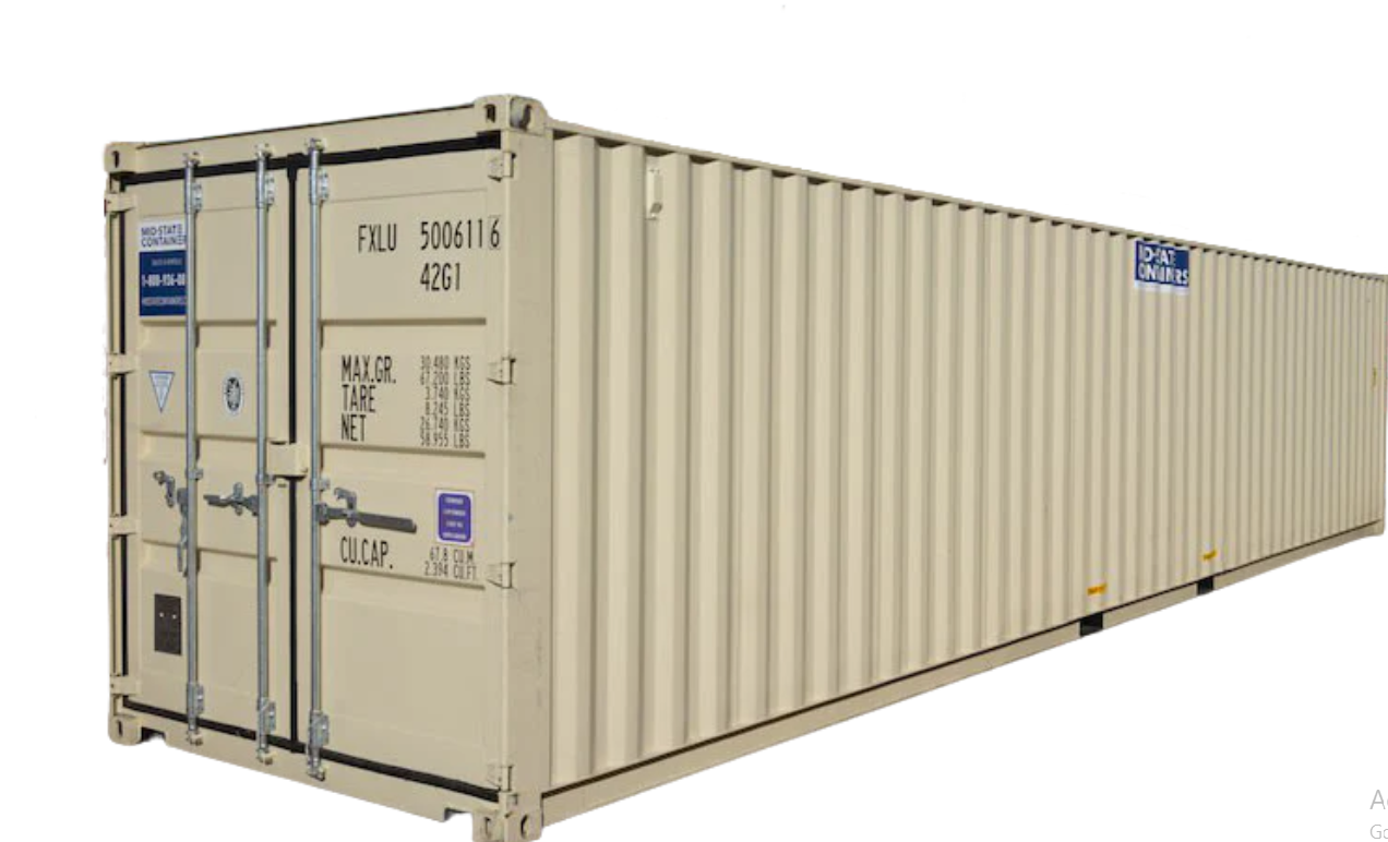 40’ Standard One Trip Container