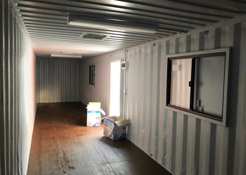 Converted Shipping Container Office