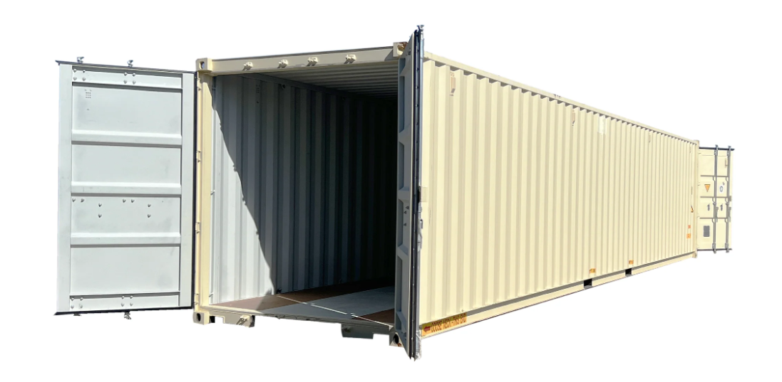 40’ High Cube One Trip Double Door Container