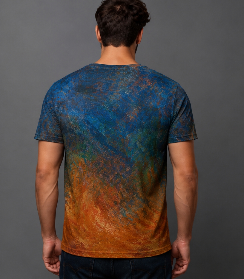 Camiseta Sairá de cabeça azul