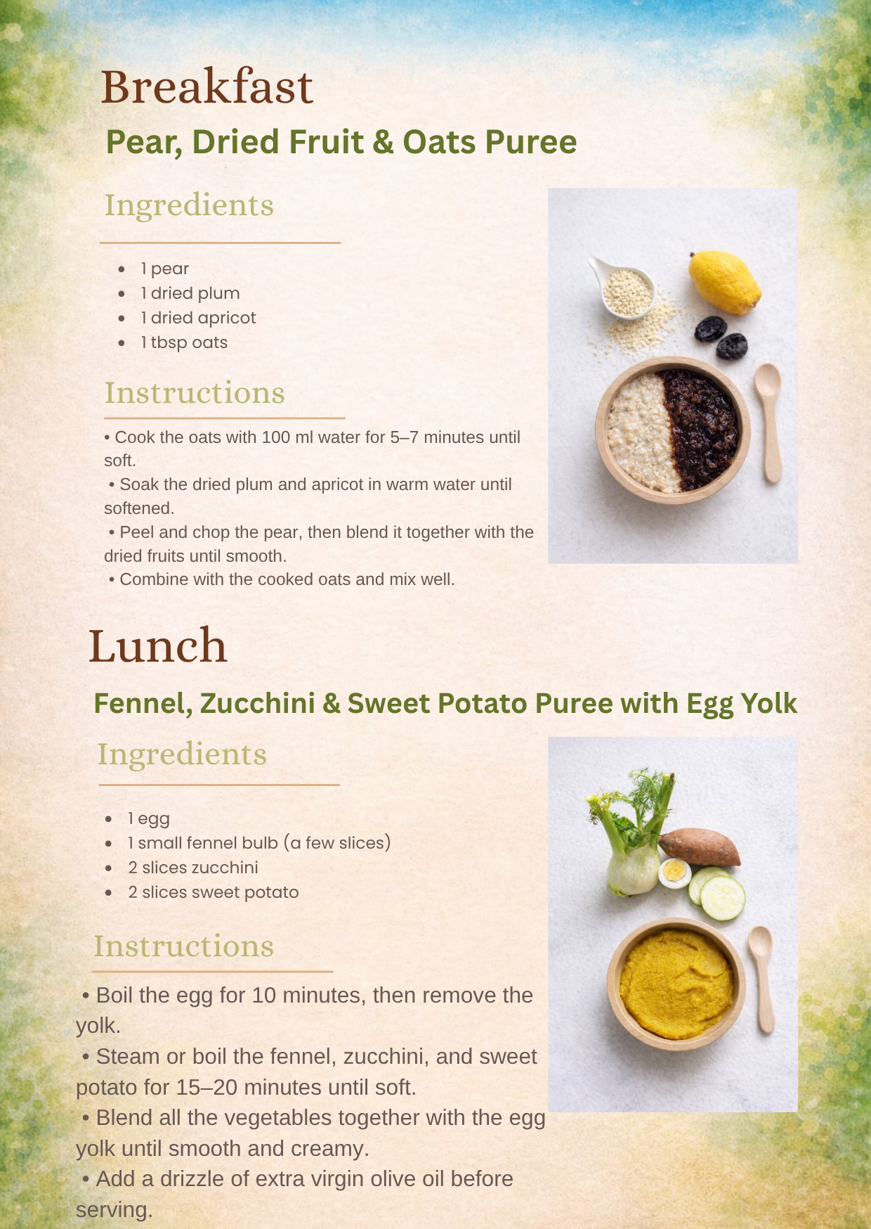 30-Day Baby Meal Plan (6+ Months) – Easy & Healthy Recipes for Busy Moms