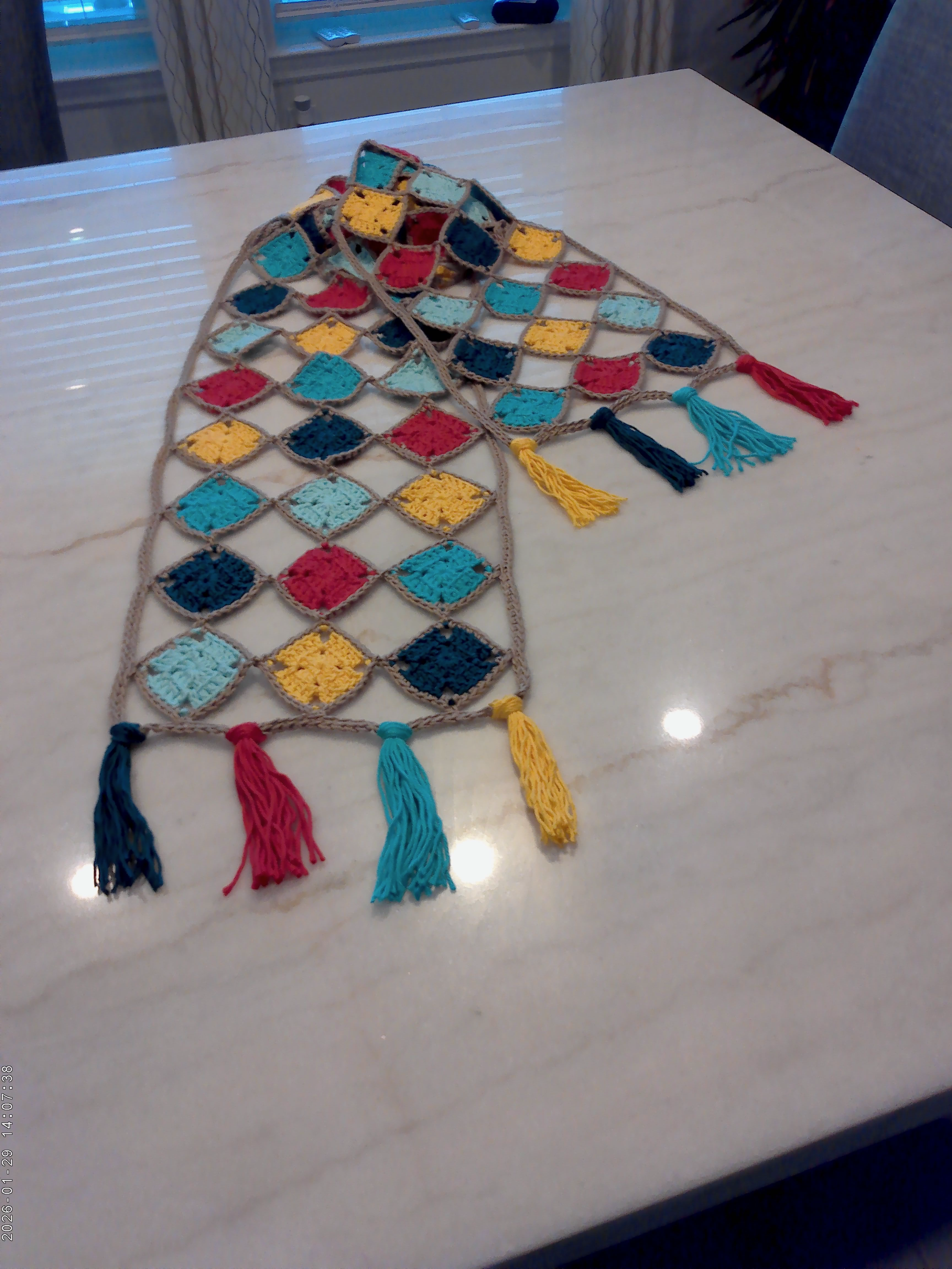 Crocheted Table Runner