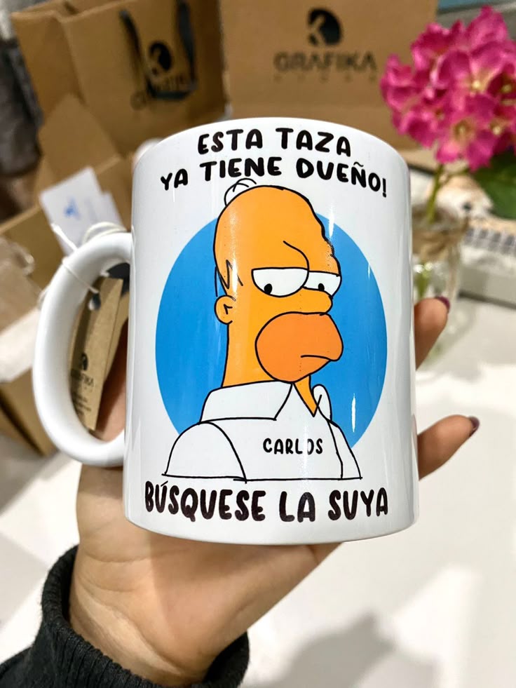 Taza personalizada Homer