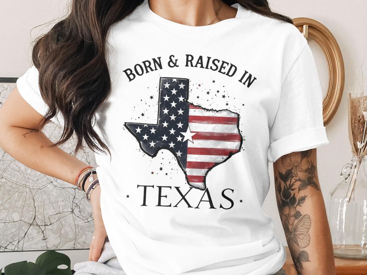 Camiseta Texas Born & Raised
