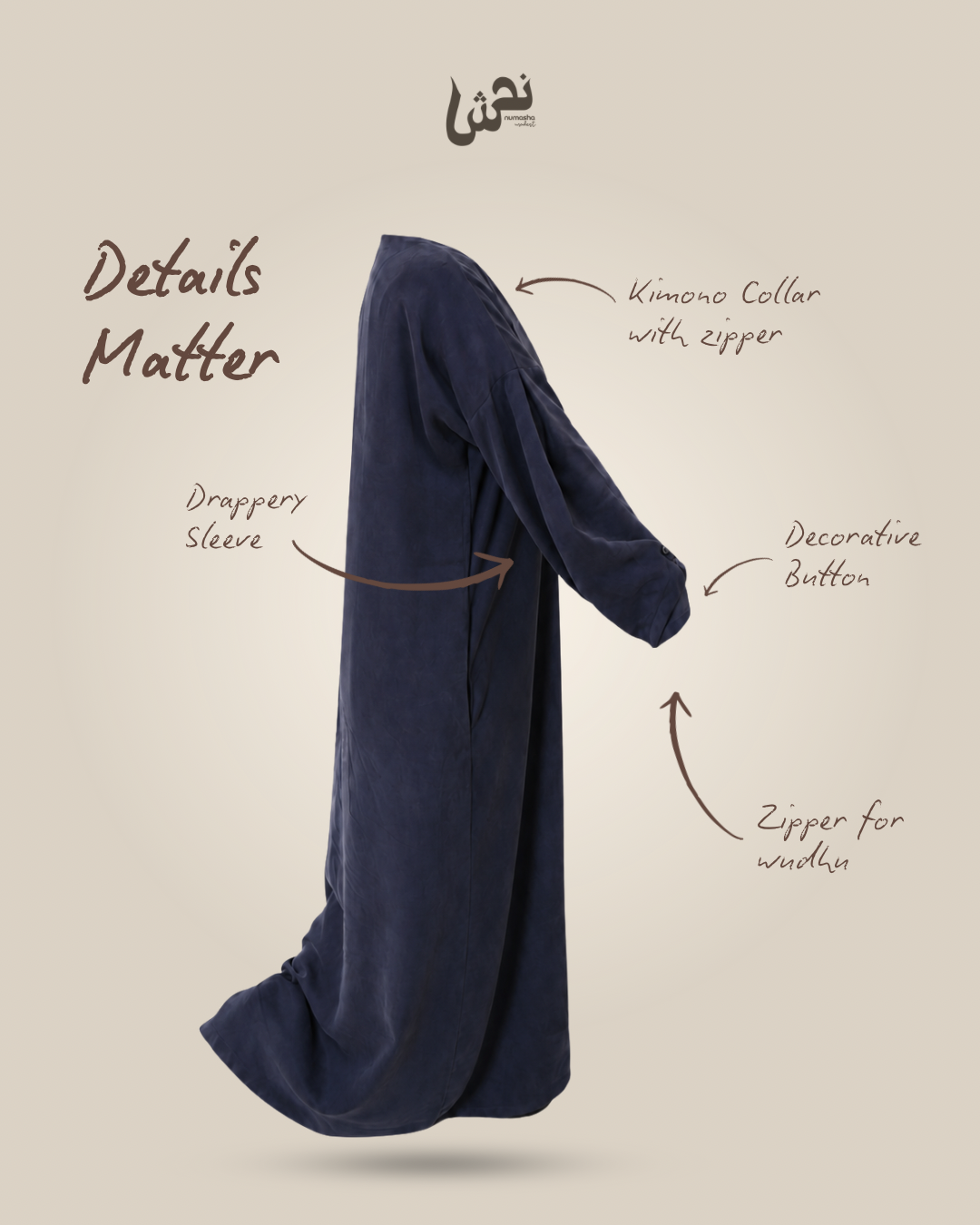 Masa Abaya - Denim
