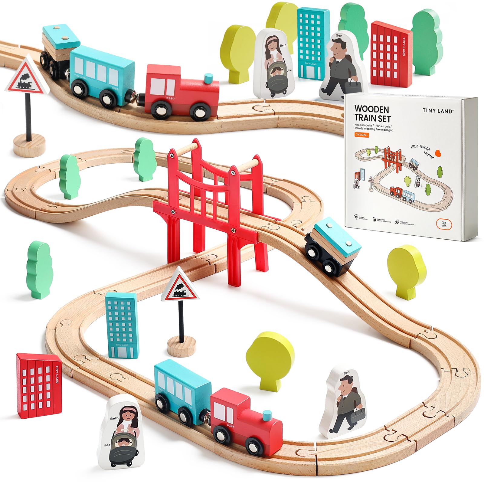 Wooden Train Set