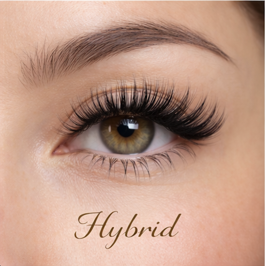 Hybrid Eyelash Extensions