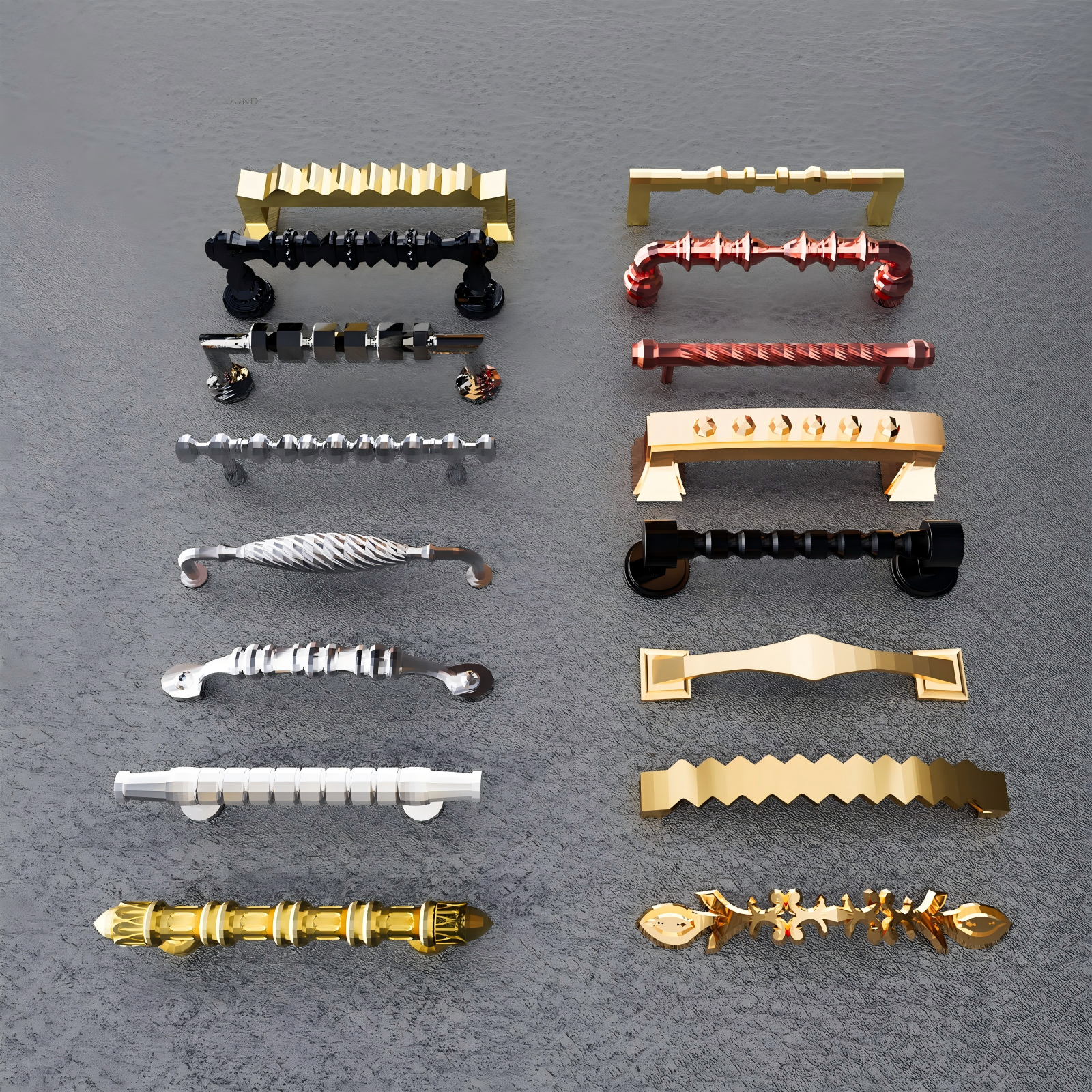 Luxury Cabinet Pull Handle Set