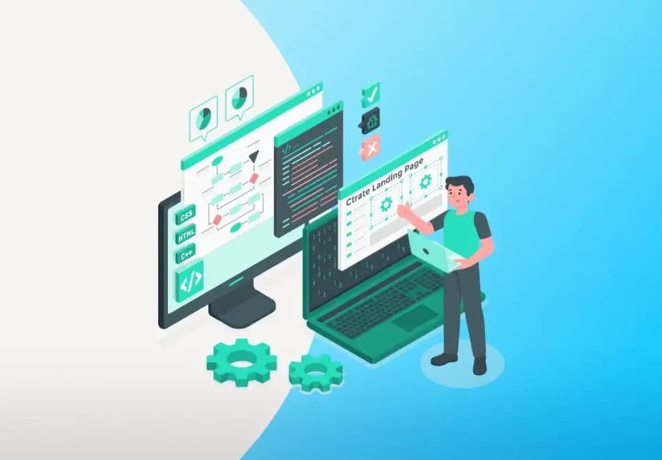 تطوير المواقع وصفحات الهبوط