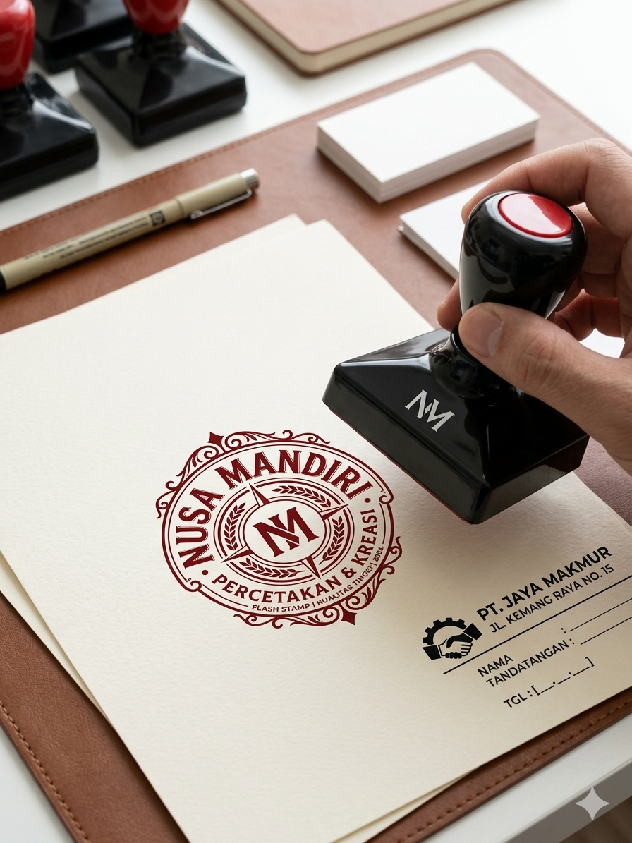 Percetakan Stempel Flash