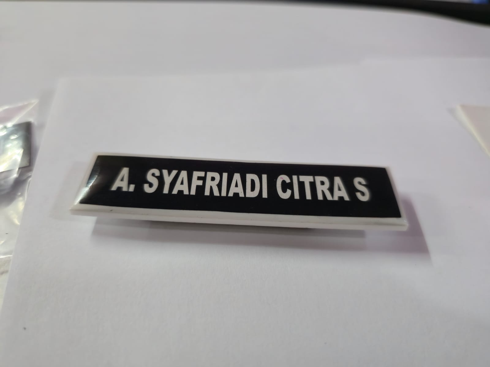 Cetak Papan Nama Dada