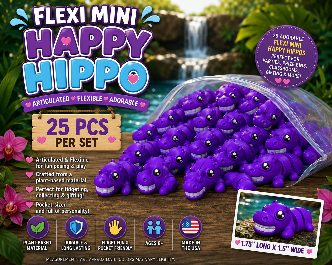 FLEXI MINI HAPPY HIPPO