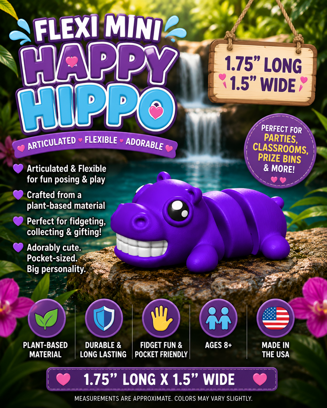 FLEXI MINI HAPPY HIPPO