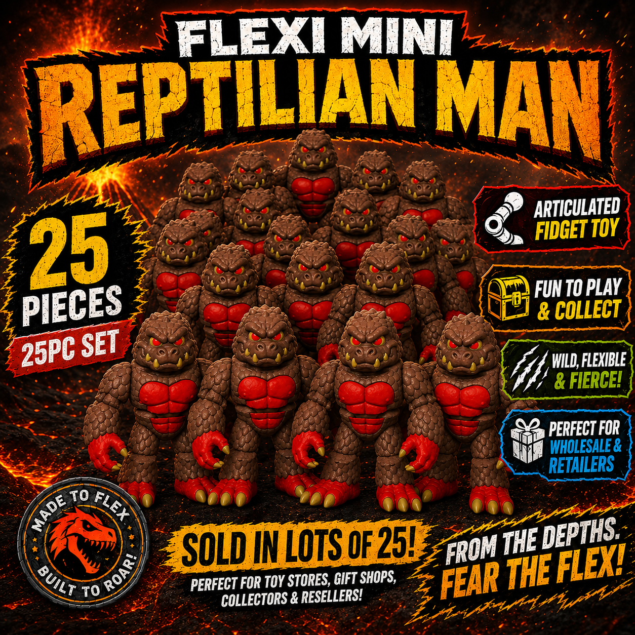 FLEXI MINI REPTILIAN MAN