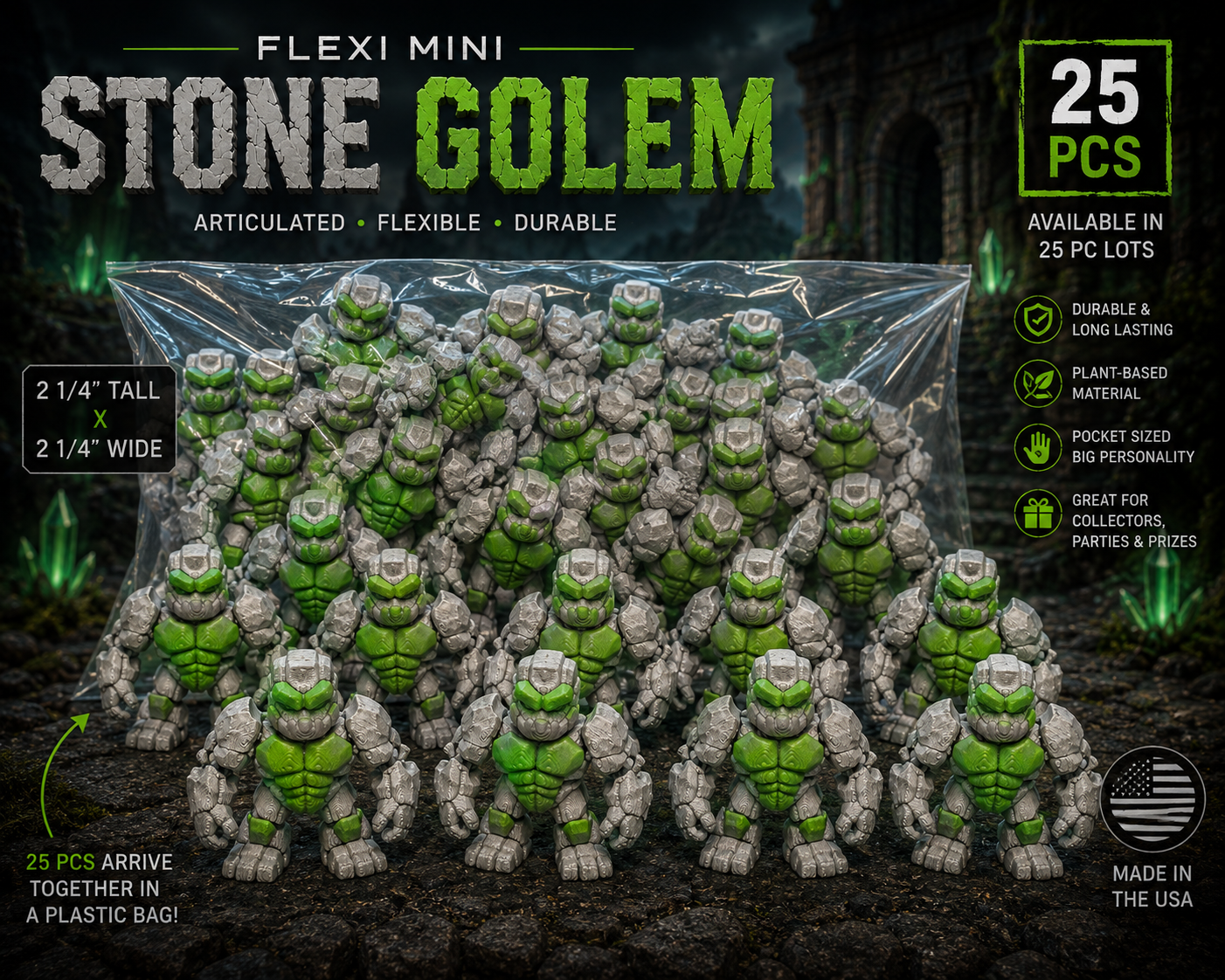 FLEXI MINI STONE GOLEM
