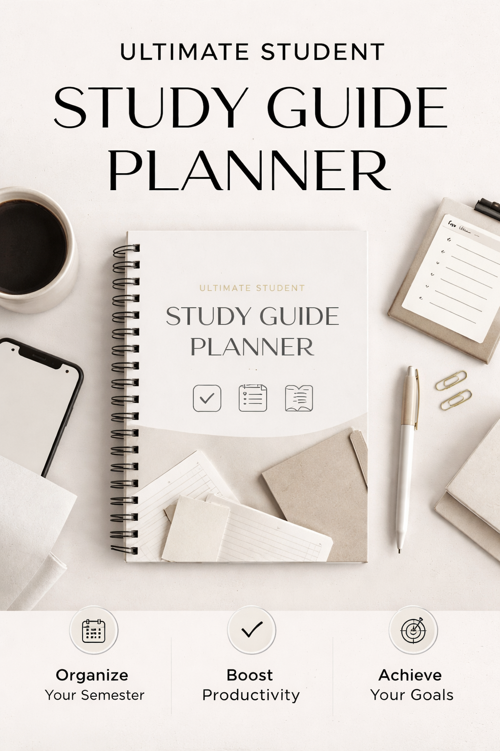 Ultimate Student Study Guide Planner